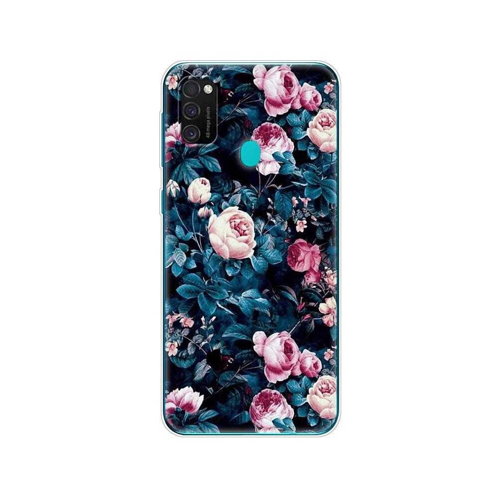 Чехол для Samsung M21, 6,4 дюйма, силиконовый мягкий чехол из ТПУ для Samsung Galaxy M21 M 21 SM-M215FZGUSER m215, задняя сумка для телефона, защитный чехол