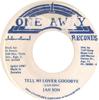 7-дюймовая пластинка JAH SON  Tell Mi Lover Goodbye RMM825 One Away Record 1987 Ямайка Регги Ска Даб Б/у