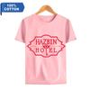 Летняя женская и мужская футболка с коротким рукавом Hazbin Hotel, одежда для фитнеса, новая мужская футболка, футболка для косплея