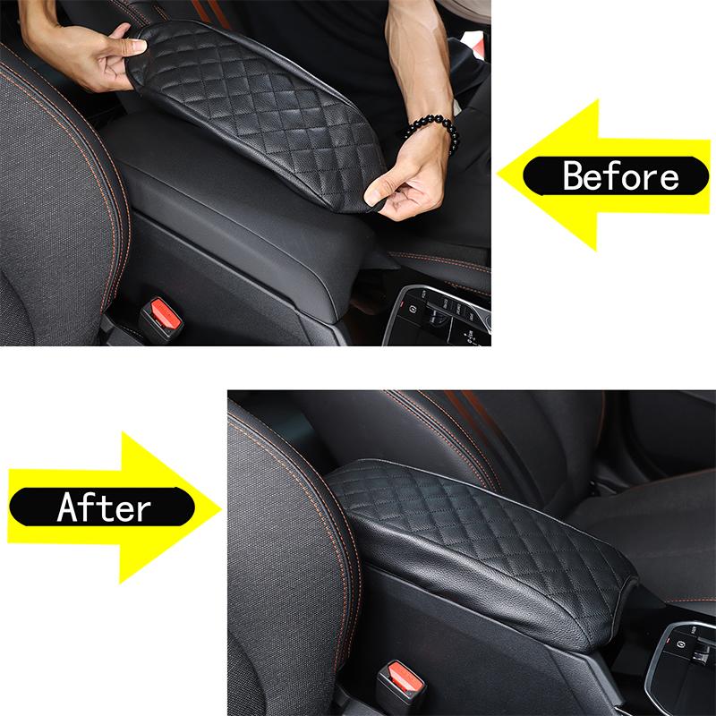 For BMW 2 Series 2020-2023 LHD Car Center Console Armrest Box Cover PU Leather Arm Rest Protection Cushion Car Accessories