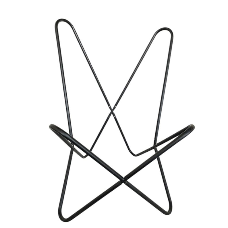 Черное кожаное кресло-бабочка для гостиной, расслабляющее кресло-акцент, складной подлокотник, кресло ручной работы, домашний декор, ретро-кресло-бабочка, подарки