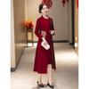 Elegant Velvet Cape Wedding Coat for Mother-in-law – Spring Cheongsam Style