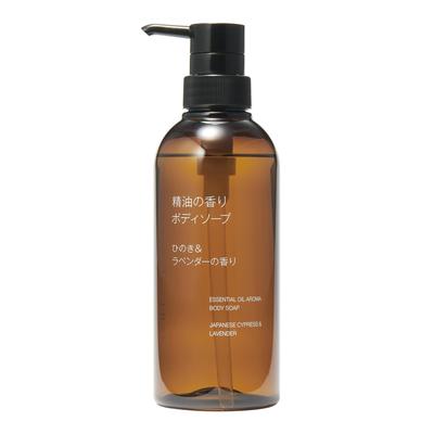 MUJI Ароматическое мыло для тела с эфирными маслами, аромат Кипариса и Лаванды, 400 мл OAR44A4A