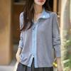 Женский кашемировый кардиган Qinghe Cashmere 50% Шерсть 50% Шелк Женский осенне-зимний кашемировый кардиган Мягкий и теплый