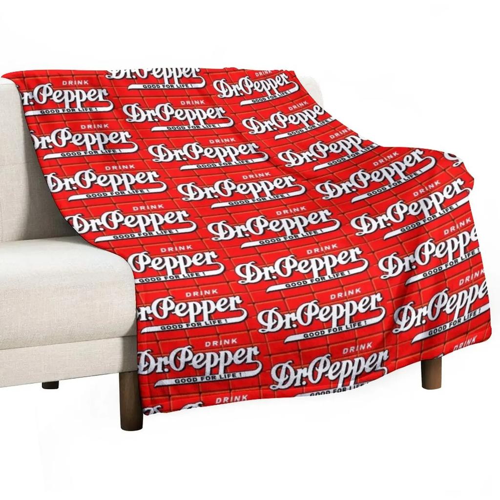 Dr Pepper - Хорошо для жизни! Плед для дивана Плед для пикника Детский плед Пляжный плед Зимние одеяла для кровати