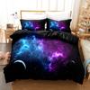 3D Digital Printing Polyester Fiber Planet Starry Sky Astronaut Bedding Four-Piece Set Three-Piece Set Sheets
