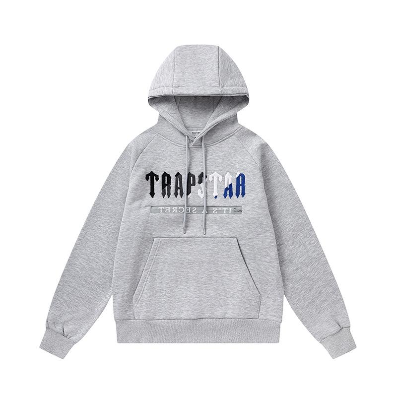 Полотенце Trapstar с вышитыми буквами, куртка на молнии с флисовой подкладкой, худи, штаны, парный комплект