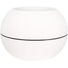 Round Flower Pot - RIVIERA - GRANIT BOULE - Plastic - D50 H34.5 Cm - White