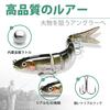 TRUSCEND Joint Fishing Lure 20 г Набор из 3 реалистичных приманок для ловли пескарей в соленой и пресной воде, подходит для моря, синего цвета, испанского и других