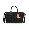 Сумка 27 Classic Monogram на молнии из денима и телячьей кожи, на плечо, через плечо, большая женская сумка, черная CE743-LHDRJ