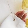 Ожерелья для женщин корейская мода сексуальная женская ключичная цепочка ювелирные изделия персонализированное ожерелье в форме сердца