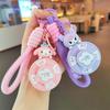 Adorable Silicone Cartoon Keychain With Rotating Charm Cute Gifts For All Occasions