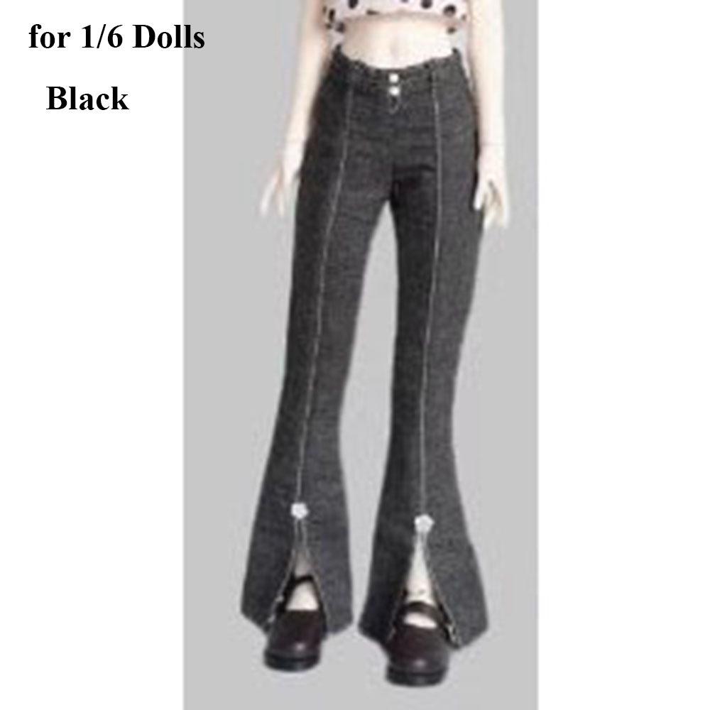 Cute Doll Trousers Elegant Doll Clothes Bell-bottoms Jeans Pants for 1/3 1/4 1/6 30/45/60cm Doll
