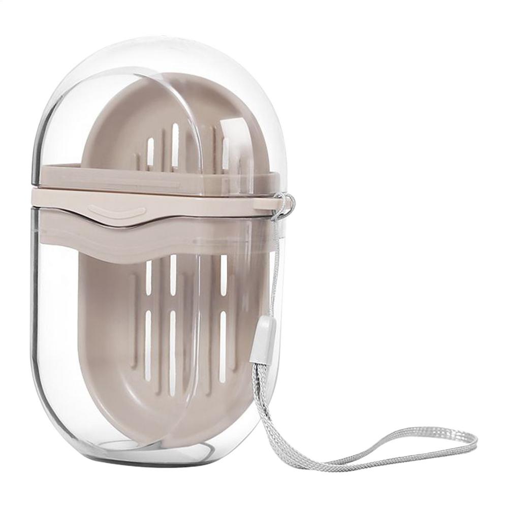 Портативная дорожная мыльница со сливом воды, принадлежности для ванной комнаты, водонепроницаемые герметичные прозрачные держатели и дозаторы для ванной комнаты