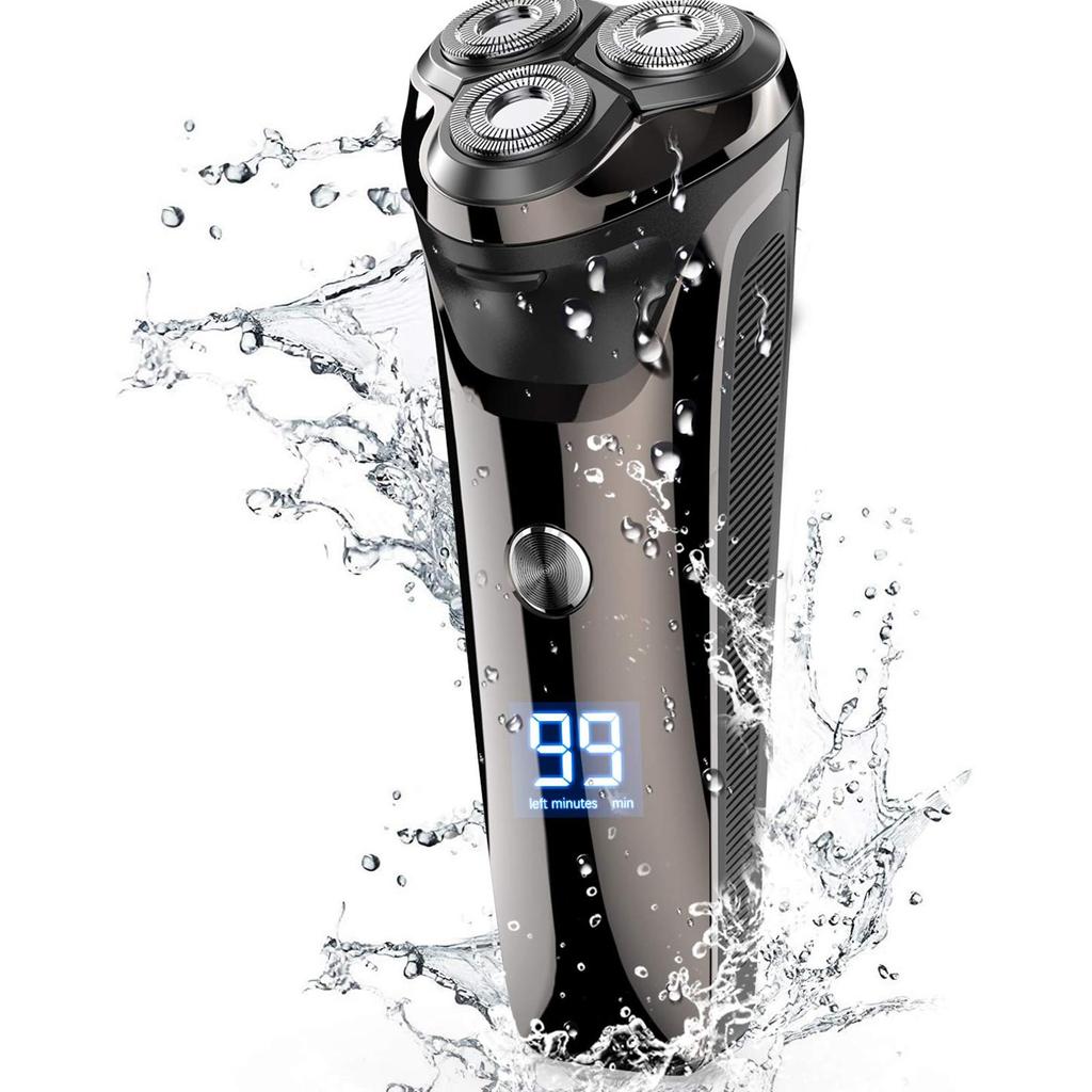 Электробритвы для мужчин Водонепроницаемая электробритва для мужчин Беспроводные аккумуляторные 3D роторные бритвы