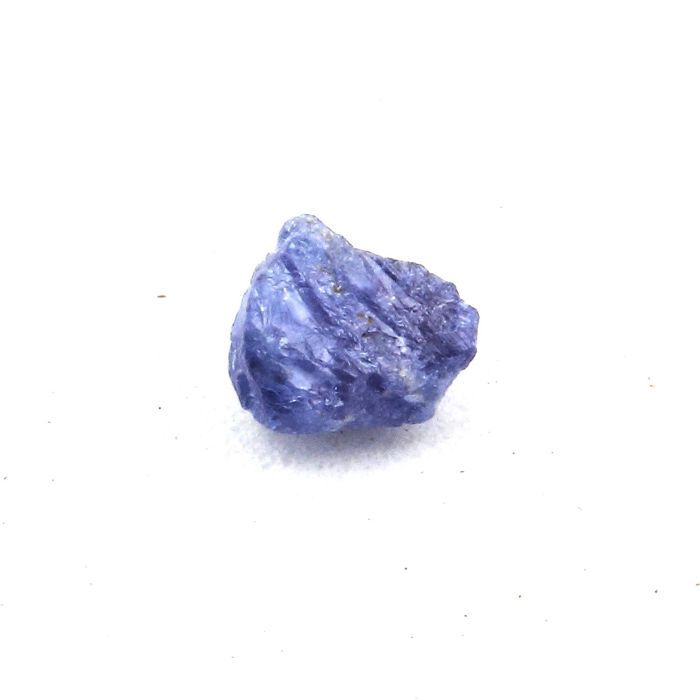 Pierre - Benitoite - San Benito Co. - 0.40 ct - Certificat d'authenticité - Gris
