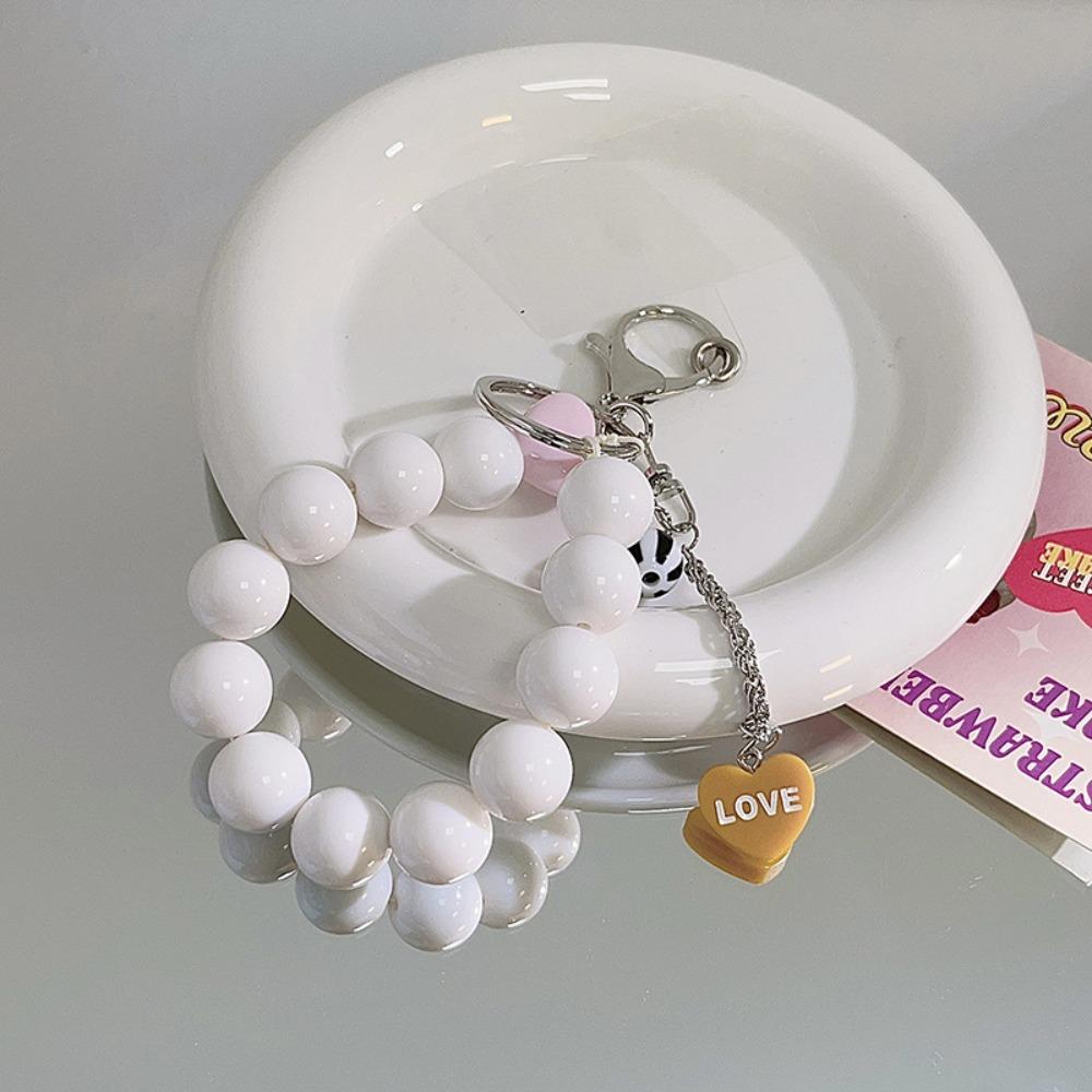 Ремешок для телефона из бисера, красочный чехол для мобильного телефона, универсальный кулон для женщин