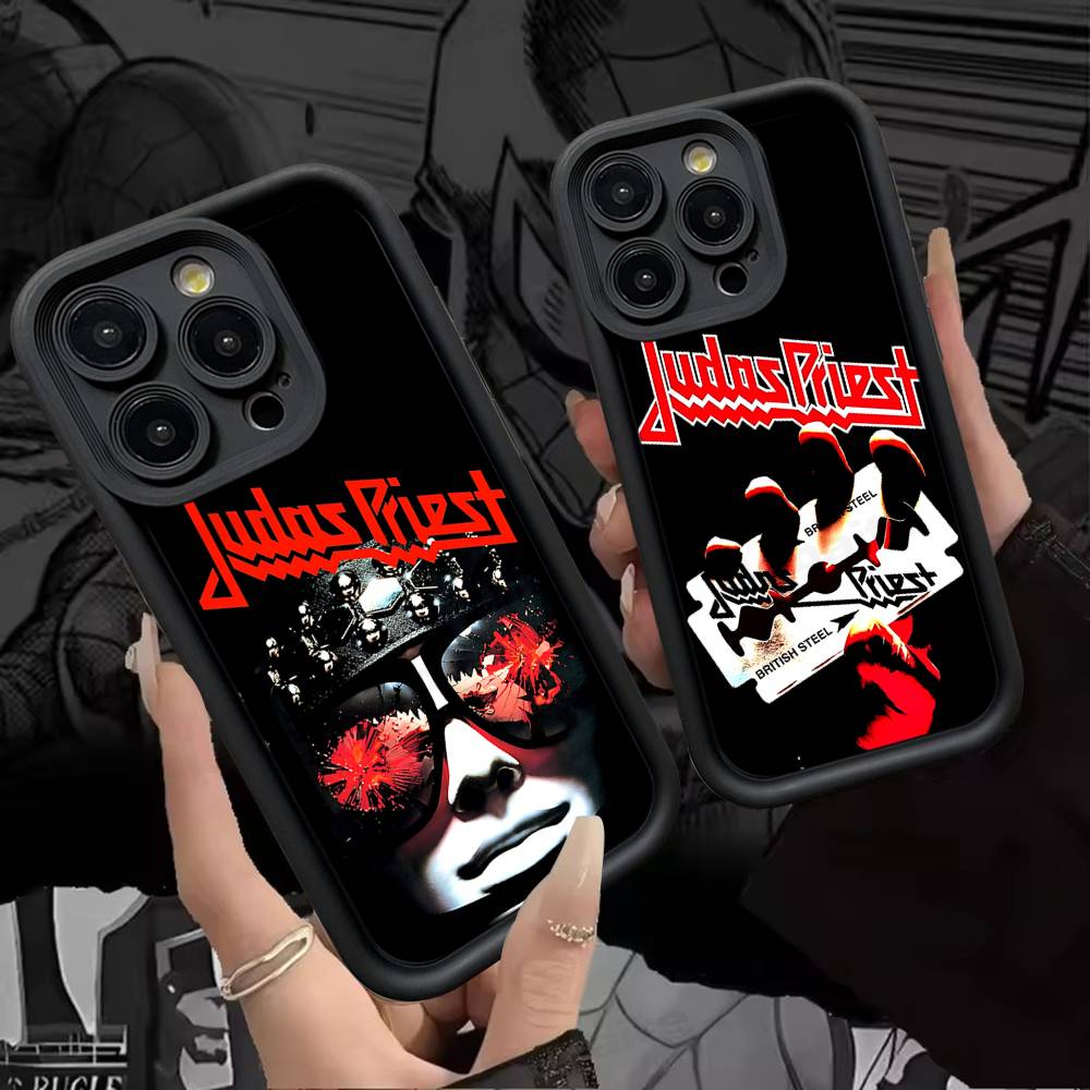 Band J-Judas P-Priest Phone Case For IPhone 17 16 15 14 13 12 11 Air Plus Pro Max Soft Back Cover