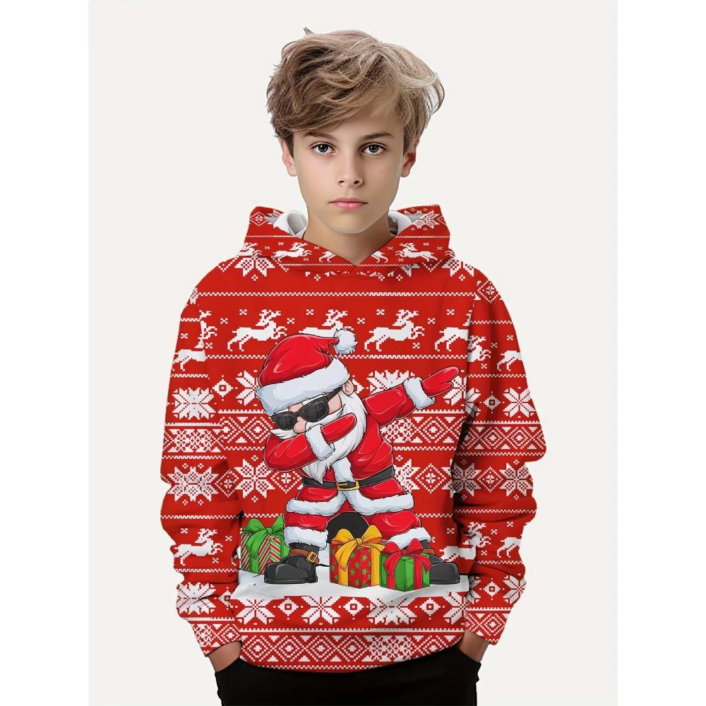 Men's Children's Clothing Versatile Comfortable Sweatshirt Casual Loose Hoodies Sweatshirts Boys