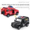 Модель внедорожника пожарной и специальной полиции Детская игрушка с открывающейся дверью для детей