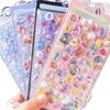 3D Мультяшные Кристальные Бриллиантовые Пухлые Наклейки для Детей - Милые Декоративные Наклейки для Девочек