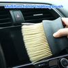 2Pcs Dust Removal Brush Efficient Soft Bristle Brush Car Air Conditioning Outlet Cleaning