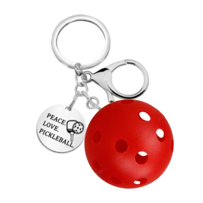2024 Новый брелок для сумки пиклбол Держатель для ключей Брелок для ключей автомобиля Подвеска Брелок для пиклбола Для вечеринки Праздника Сумки Кошельки Подарки на день рождения