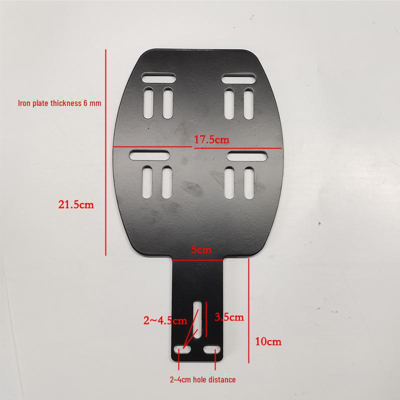 Багажник электромобиля национального стандарта: Yadi Emma Tail Knife Battery Scooter Turtle Средний ящик для хранения