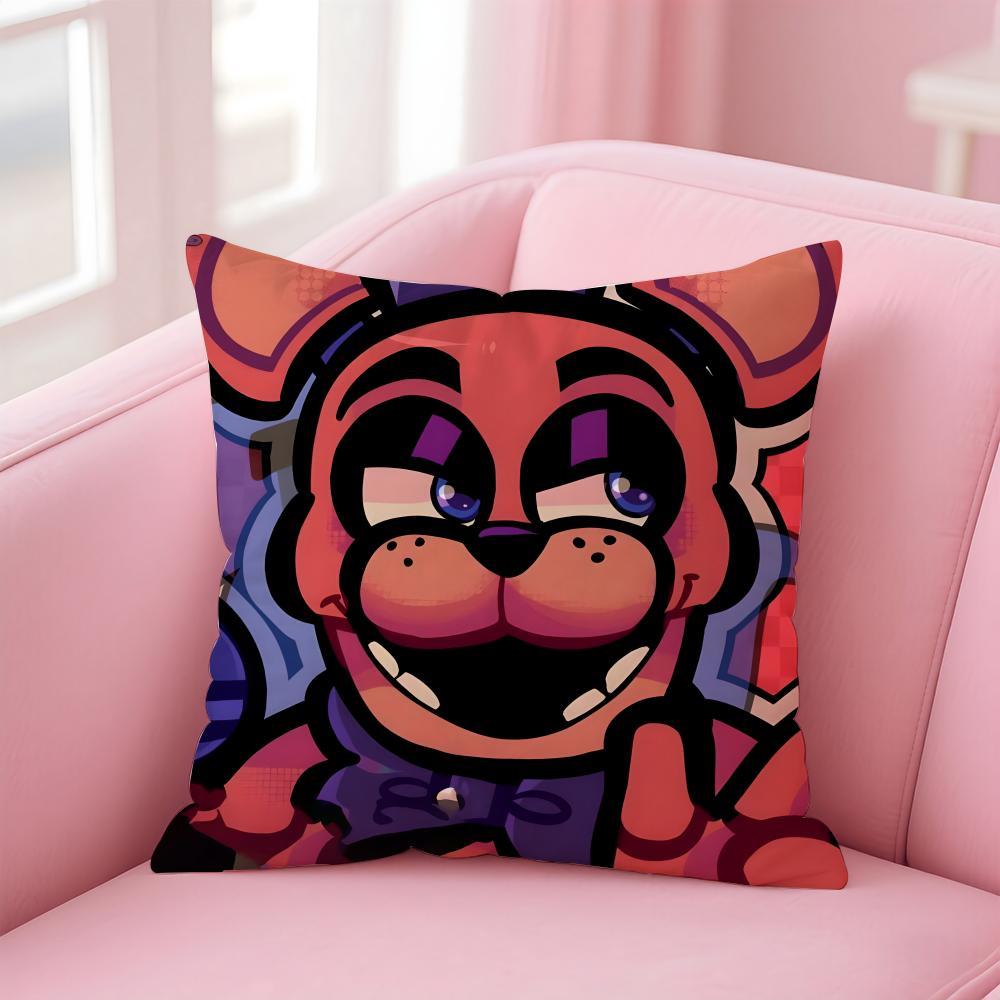 Игра F-Five N-Nights at Freddy's Наволочка Удобная Двусторонняя Наволочка Идеально для Автомобиля Дивана Спальни и Не Только