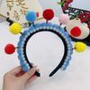 Pearl Beijing Opera Headband Tang Suit Hair Hoop Ancient Style Red Hairband  Children