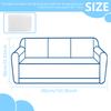 Водонепроницаемый чехол для дивана PE Прозрачные пылезащитные чехлы для мебели 1/2/3/4-местный Чехол для защиты дивана Защита от царапин кошек и собак