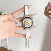 Совместимый металлический кожаный ремешок для Huawei Watch GT 4/5, GT 3 и Watch 4 (Женская летняя коллекция)