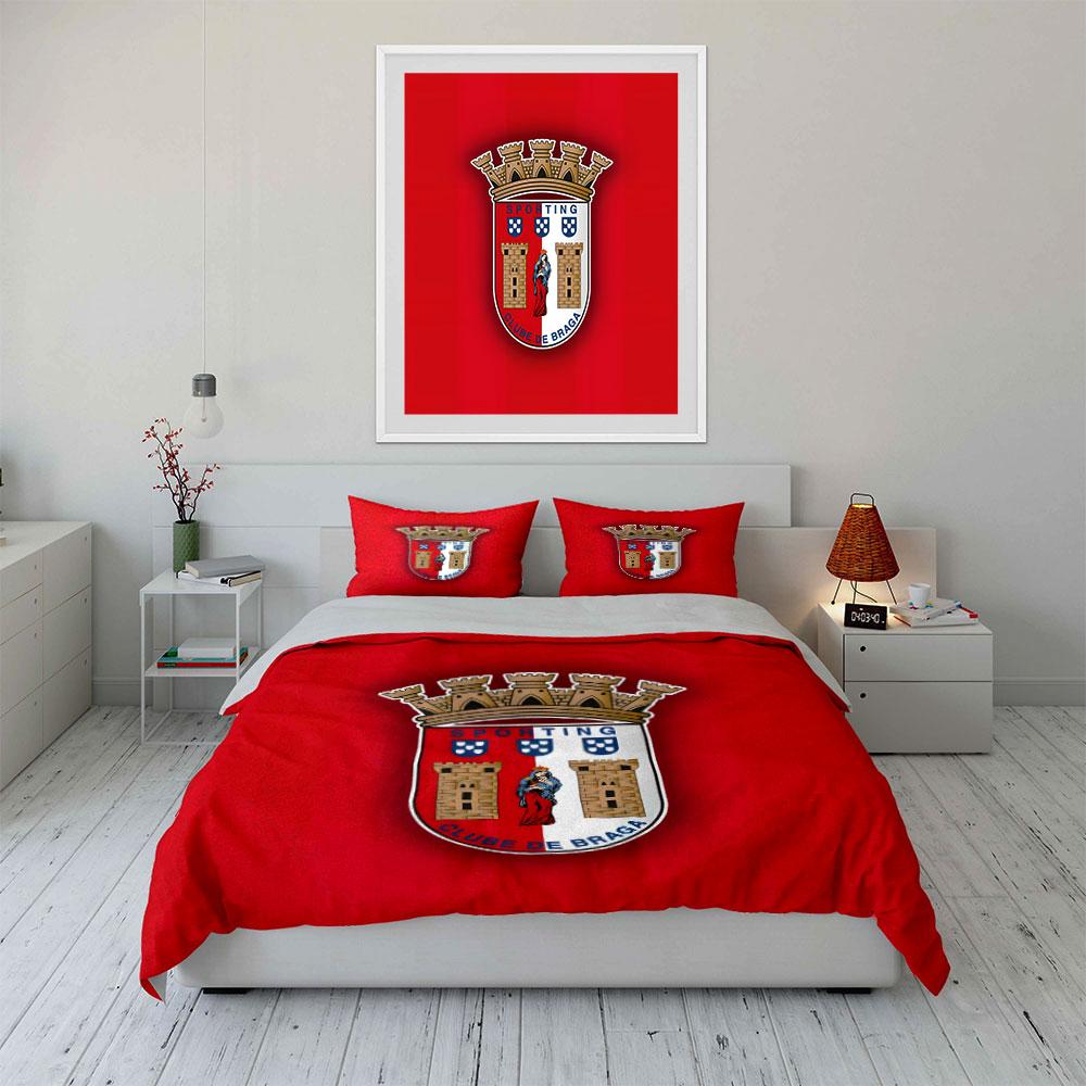 Sporting Clube de Braga. Bedding sets Duvet cover sets Duvet covers Pillowcases(1 * Duvet Cover 2 * Pillowcases without duvet insert)
