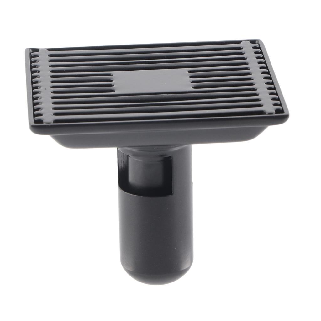 Shower Floor Drain with Removable Cover Grille SUS304 Stainless Steel Bathroom Supply 12x12cm