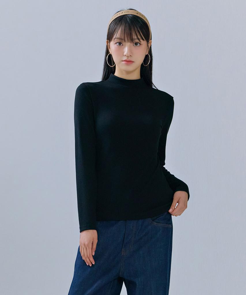 CHASECULT Women'S Basic Mock Neck T-Shirt-Cfzg5152C03