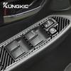 For Subaru Impreza STI 2002-2004 Carbon Front Rear Door Window Lift Panel Trim Anti Scratch Interior Door Decor Car Accessories