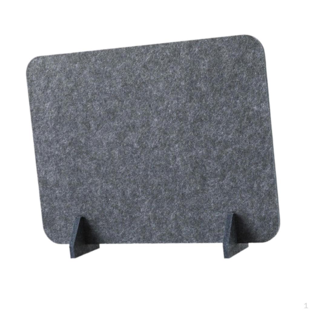 Акустическая настольная перегородка, перегородка, панель для конфиденциальности уменьшает отвлекающие факторы с опорными ножками для дома