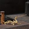 Metal Mini Flying Dragon Incense Seat Incense Stove Desktop Ornaments Dragon Incense Holder