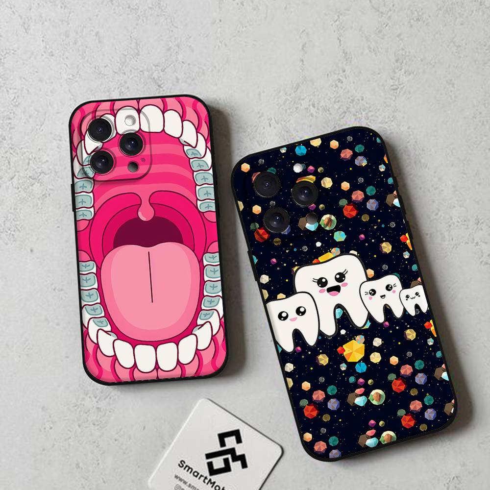 Чехол для телефона «Зубной врач Зуб» для iPhone 17 16 15 14 13 12 11 PRO MAX PLUS Mini TPU Мягкий, приятный для кожи