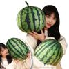 Кавайная реалистичная плюшевая кукла-подушка Арбуз Круглая Овальная Живая Плюшевая Игрушка Фрукт Домашний Декор Веселый Подарок для Обнимания Мальчикам Девочкам