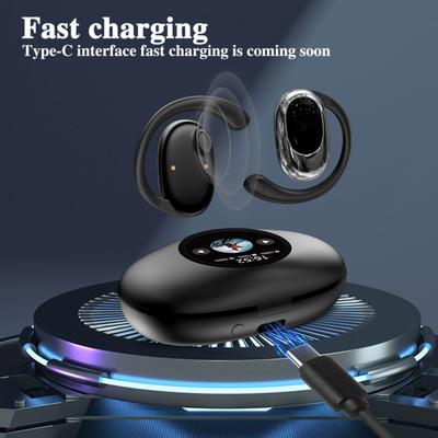 1 пара Bluetooth-совместимых наушников с заушным креплением, шумоподавлением, Hi-Fi звуком, IPX5, беспроводные накладные наушники, спортивные наушники для бега