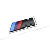 For BMW CBMW M Performance 3D Emblem ABS Glossy Black Front Grille & Rear Trunk Badge Sticker for M3 M5 X3 X5 Models Car Styling Upgrade