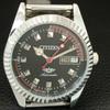 ВИНТАЖНЫЕ ОТРЕМОНТИРОВАННЫЕ МУЖСКИЕ ЧАСЫ CITIZEN AUTOMATIC 8200 ЯПОНИЯ ЧЕРНЫЙ ЦИФЕРБЛАТ a446751-1