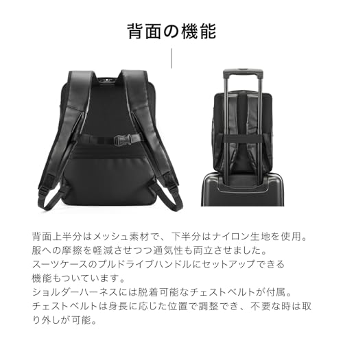 Бизнес-рюкзак Ace Gene Gadgetable WR2, формат A4, отделение для ПК 13,3 дюйма, вместимость 11 л, Нет. 68661