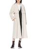 Ecru Wool Trench Coat [Lesse Passe] Women's