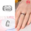 Infinite love Jewelry Черное и Розовое Сердце Блестящие Циркониевые Кольца Модные Новые Кольца из Серебра 925 Пробы для Женщин Подарок на День Святого Валентина