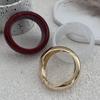 SHIXIN Fashion Thick Resin Acrylic Wide Bangles Bracelets for Women Vintage Irregular Geometric Charm Big Bangles Jewelry Gifts
