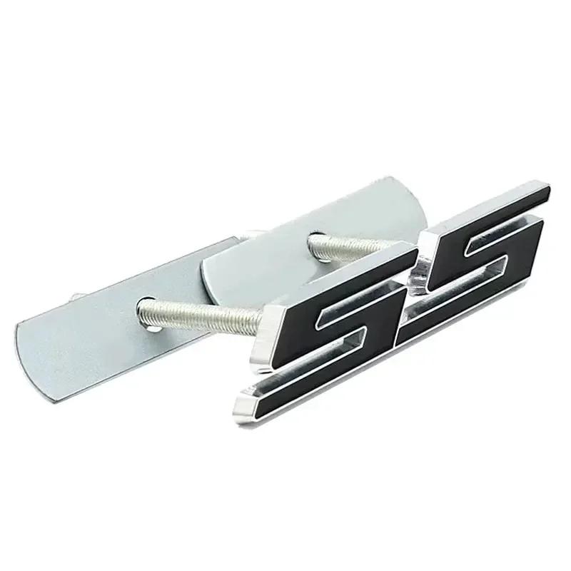 AABHC1 Car Front Grille Emblem Auto Trunk Sticker for Chevrolet SS Logo Camaro Cavalier Onix Cruze Aveo Silverado Exterior Accessories
