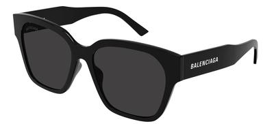 Солнцезащитные очки Balenciaga BB0215SA 001 Asian Black and Gray, Унисекс, Посадка,