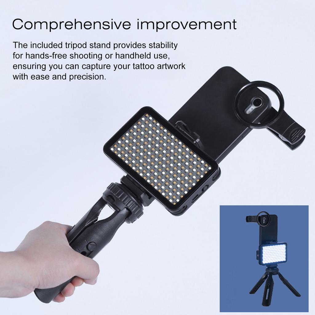 Татуировки, заполняющий свет для фотографий, антибликовый комплект для фотосъемки татуировок, мобильная прямая трансляция красоты